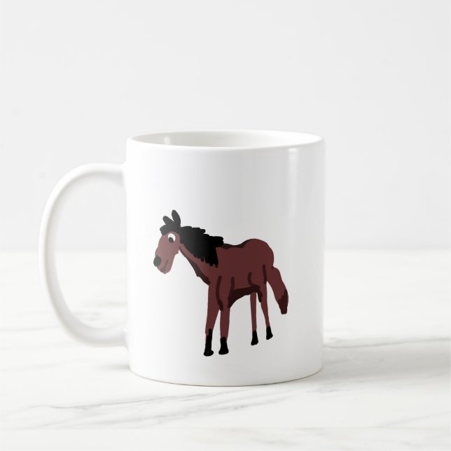 Pferd Kaffeetasse (Links)