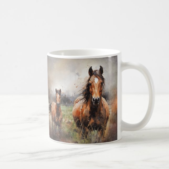 Pferd Kaffeetasse (Rechts)