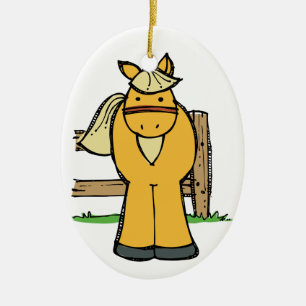 Pferd Keramikornament