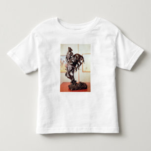 Pferd-Kerl (Bronze) Kleinkind T-shirt
