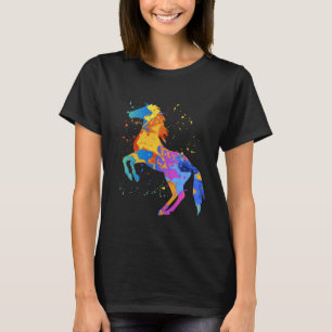 Pferd Kleidung Mädchen Frauen Pferd Grafik T-Shirt