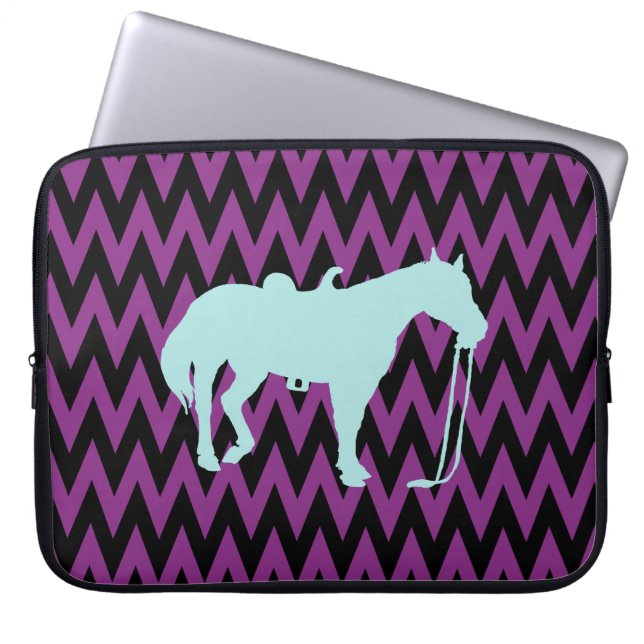 Pferd Laptopschutzhülle (Vorderseite)