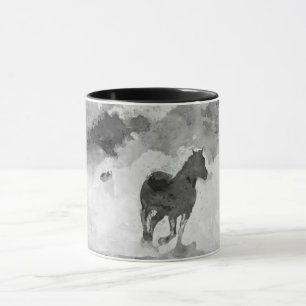 Pferd Laufende Tasse