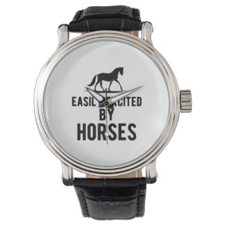 Pferd - Leicht von Pferden begeistert b Armbanduhr