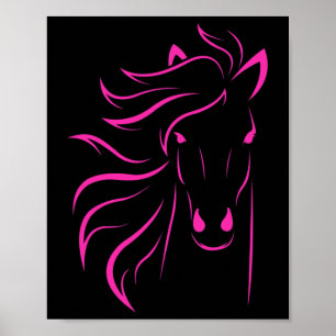Pferd Lover Geschenke Womens Reittiere Männer Reit Poster