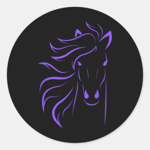 Pferd Lover Geschenke Womens Reittiere Männer Reit Runder Aufkleber