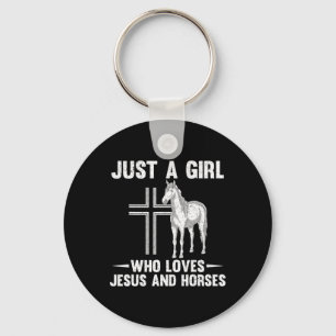 Pferd Lover Jesus Devotee Reittiere Frauen H Schlüsselanhänger