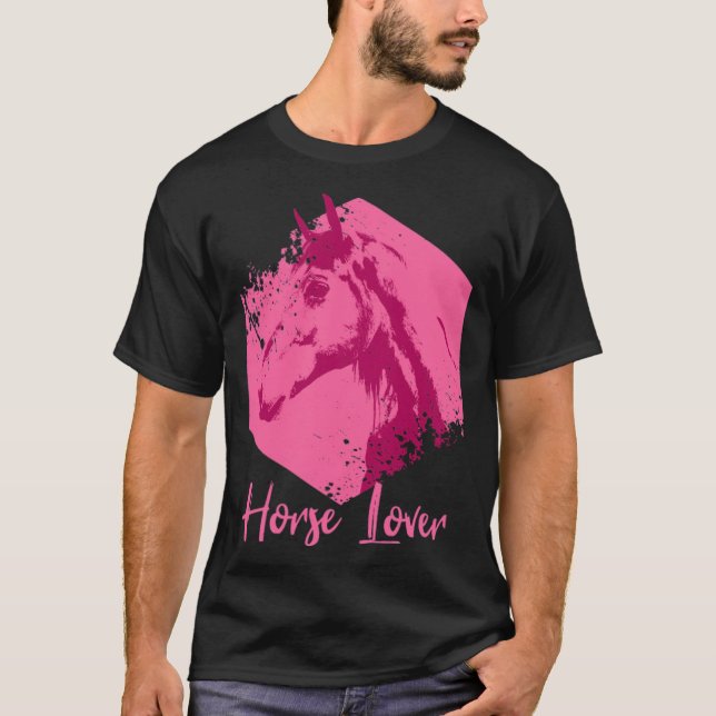 Pferd Lover rodeo lustig T-Shirt (Vorderseite)
