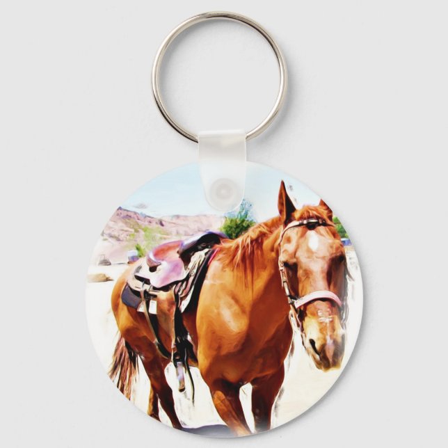 Pferd Lover_ Schlüsselanhänger (Vorderseite)