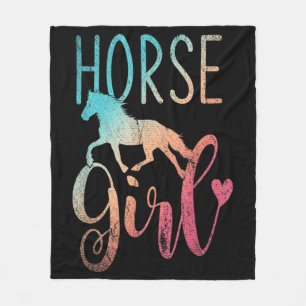 Pferd Mädchen Reitsport Frauen Mädchen Reiten Fleecedecke