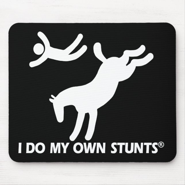 Pferd meine eigenen Bremsungen Mousepad (Vorne)