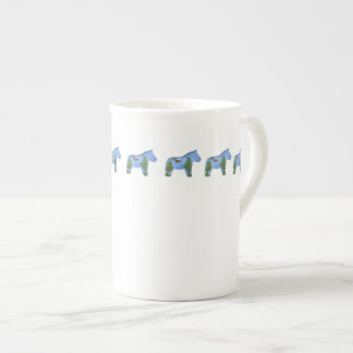 Pferd mit Eagle Bone China Cup Prozellantasse