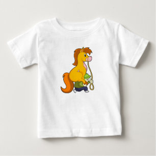 Pferd mit Junge.PNG Baby T-shirt