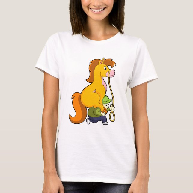 Pferd mit Junge.PNG T-Shirt (Vorderseite)