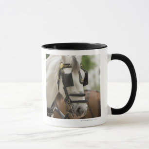 Pferd mit Scheuklappen Tasse