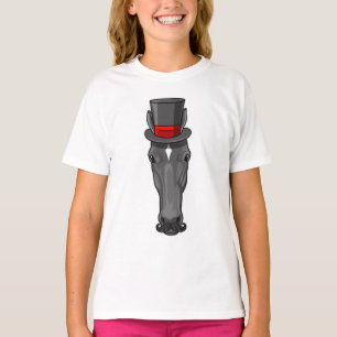 Pferd mit Zylinder T-Shirt