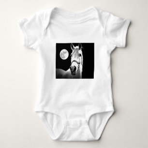 Pferd & Mond Baby Strampler