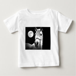 Pferd & Mond Baby T-shirt