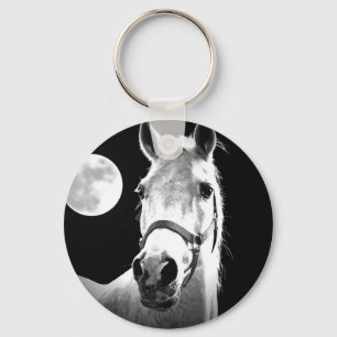 Pferd & Mond Schlüsselanhänger