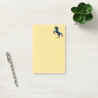 Pferd Neonlicht Glitch Retro-Stil