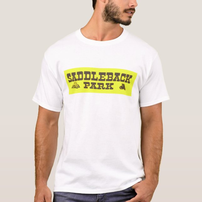 Pferd-Park-Vintager Motorrad-T - Shirt (Vorderseite)