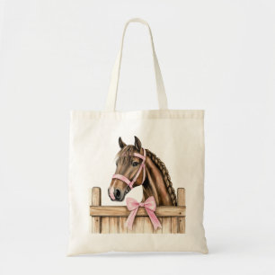 Pferd Pink Bow Tragetasche