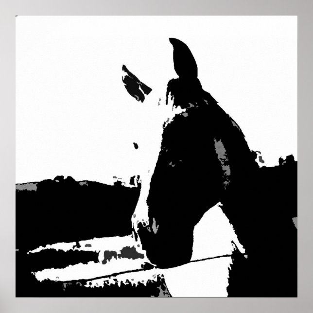 Pferd Pop Art Poster (Vorne)