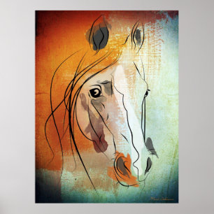 Pferd Poster