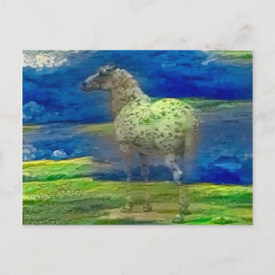 Pferd Postkarte