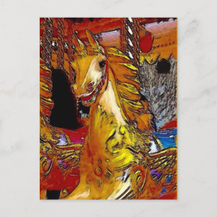 Pferd Postkarte