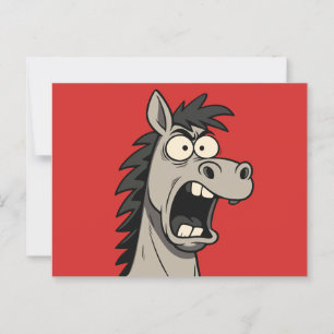 Pferd Postkarte