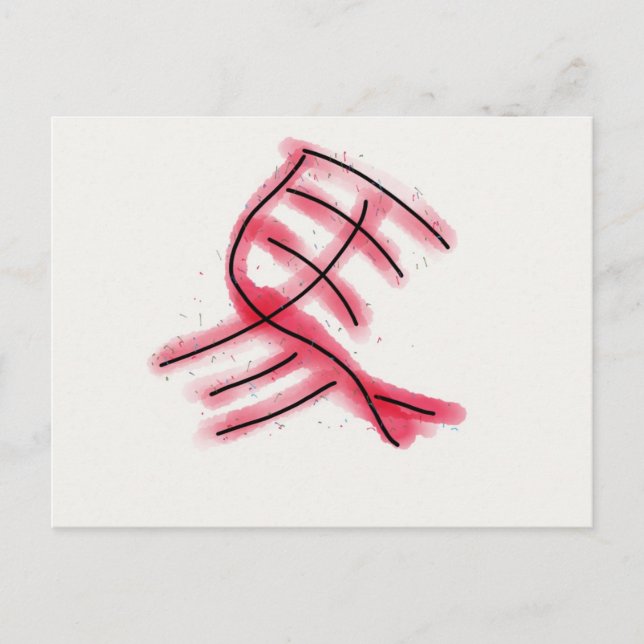 Pferd Postkarte (Vorderseite)