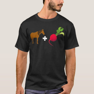 Pferd Radish Funny Gemüse Pub Horseradish T-Shirt