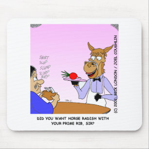 Pferd Radish Funny Gifts & Sammlerstücke Mousepad