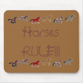 Pferd-REGEL!!! Mousepad