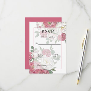 Pferd Reitsport Hochzeit RSVP Karte