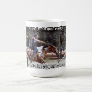 Pferd sagt, ich bin genug kaffeetasse