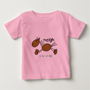 Pferd sagt Wiehern-T-Shirts und Geschenke Baby T-shirt