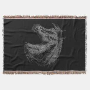 Pferd: Schwarz Decke