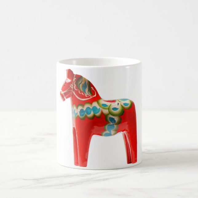 Pferd Schwedens Dala Kaffeetasse (Mittel)