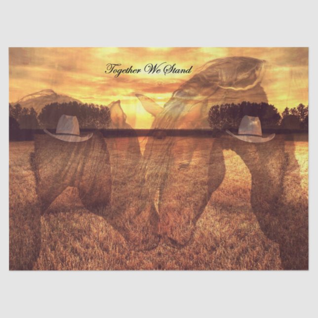 Pferd Seidenpapier (Vorderseite)