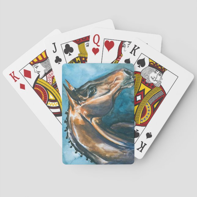Pferd Spielkarten (Rückseite)