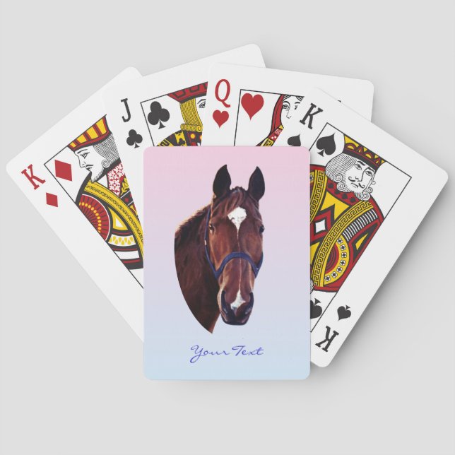 Pferd Spielkarten (Rückseite)