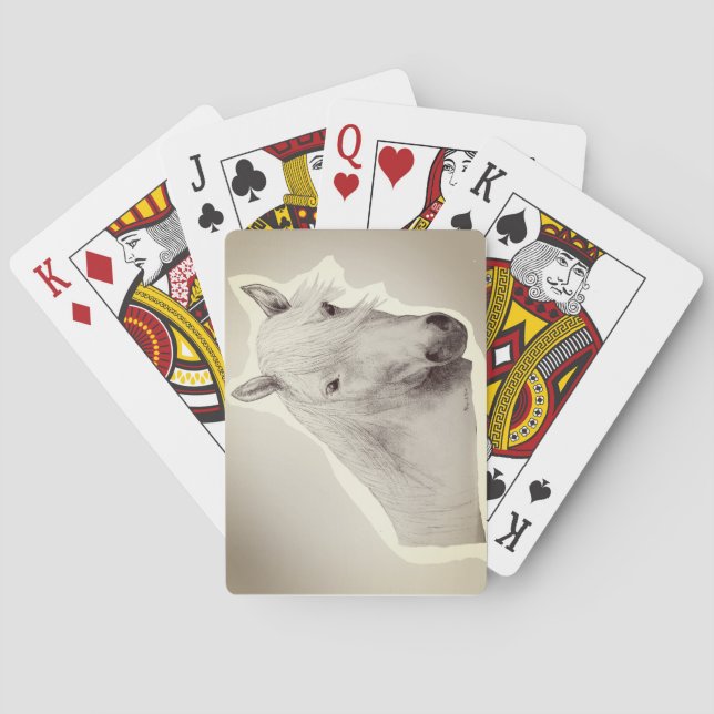 Pferd, Spielkarten, Spiele Spielkarten (Rückseite)
