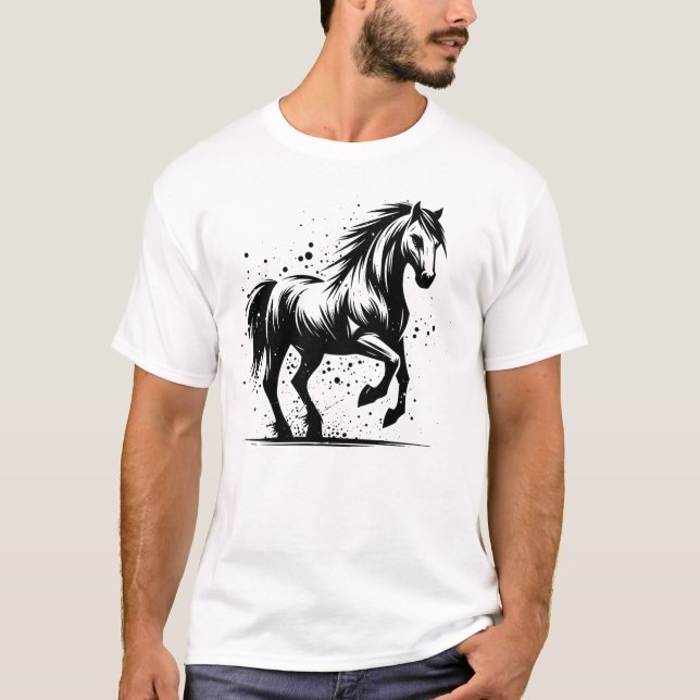 Pferd T-Shirt (Vorderseite)