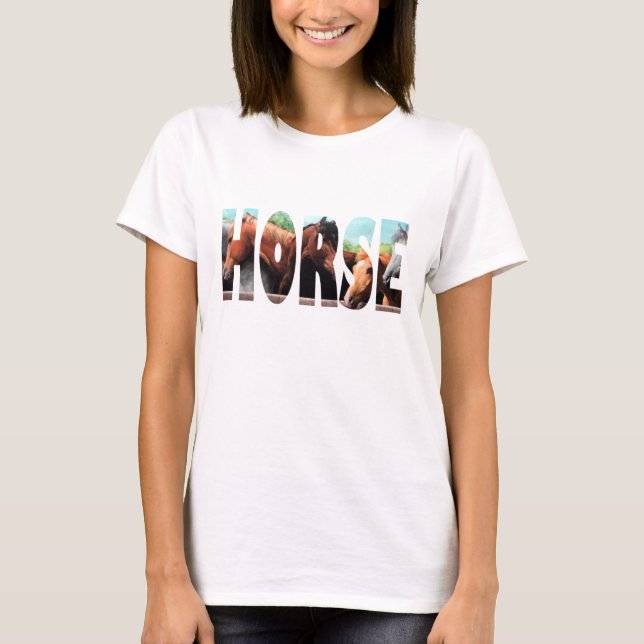 Pferd T-Shirt (Vorderseite)