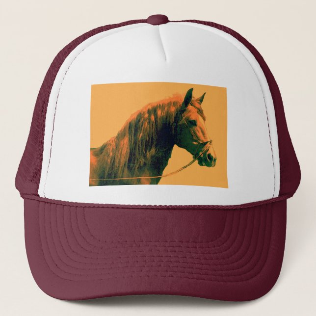 Pferd Truckerkappe (Vorderseite)