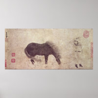 Pferd und Bräuche im Winter