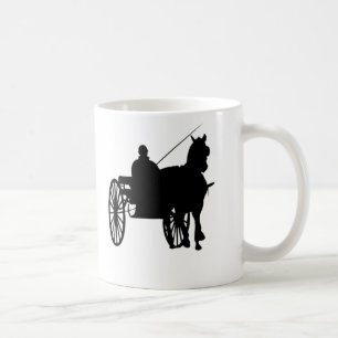 Pferd und Buggy Kaffeetasse