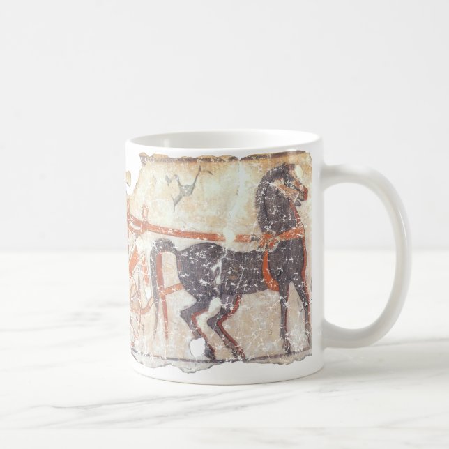 Pferd und Chariot Kaffeetasse (Rechts)